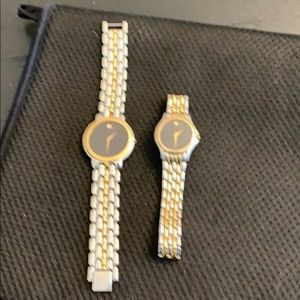 Movado His and her watches